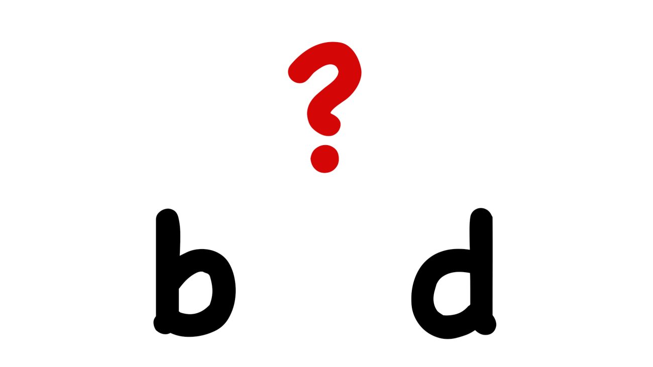 Confundir la letra b con la d